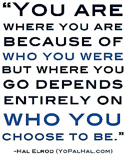 "Who You Are..." inspirational picture quote